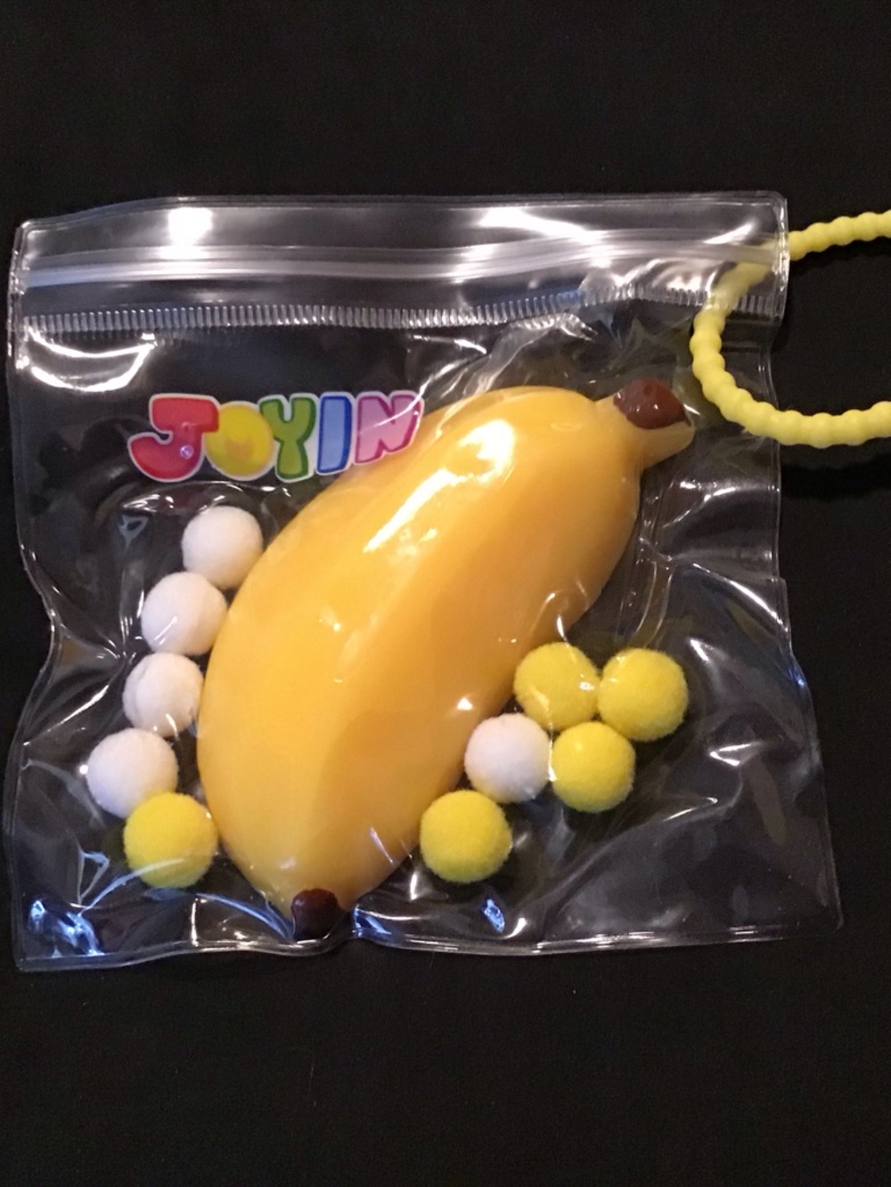 Yellow Banana Squishy Toy